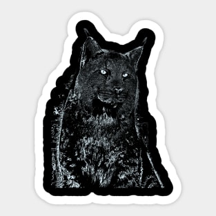 Lynx art Sticker